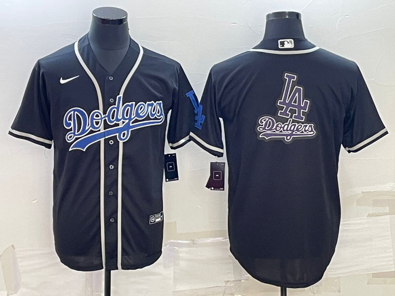 Men's Los Angeles Dodgers Black Authentic Jersey
